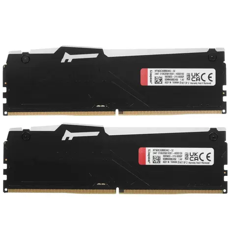 Оперативная память Kingston FURY Beast RGB EXPO 32GB 6000MT/s DDR5 CL30, KF560C30BBEAK2-32, RTL