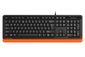 Клавиатура A4tech Fstyler FKS10 ORANGE, цвет черный