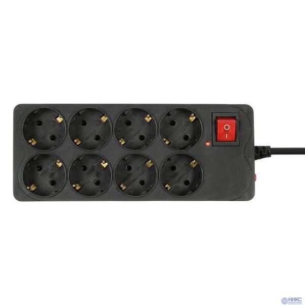 

Сетевой фильтр Buro 800SH-5-B 5м (8 розеток) черный (коробка)