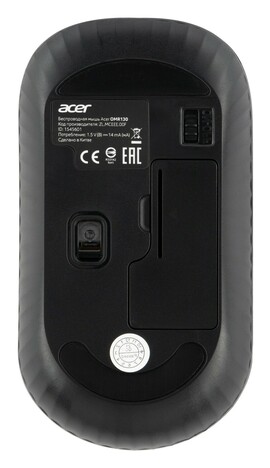 Мышь ACER OMR130 ZL.MCEEE.00F, цвет черный