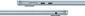 Ноутбук Apple MacBook Air A3241 M4 10 core 16Gb SSD256Gb/10 core GPU 15.3" Liquid Retina (2880x1864) macOS lt.blue WiFi BT Cam (MC7A4HN/A)