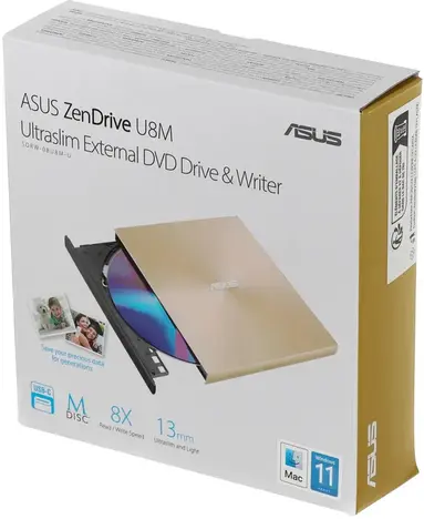 Оптический привод ASUS SDRW-08U8M-U