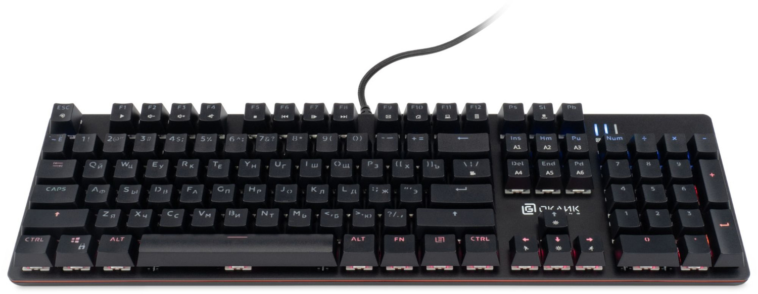 Клавиатура Oklick KeyBoard 990 G2 1875240, цвет черный