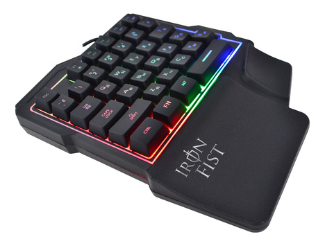 Клавиатура Oklick KeyBoard 701G IRON FIST 1196590, цвет черный