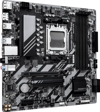Материнская плата Gigabyte AM5 AMD B840 B840M D3HP WIFI6E