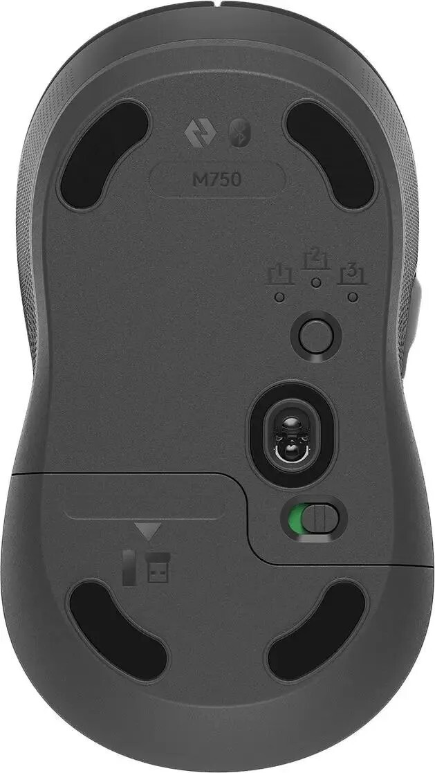 Мышь Logitech M750 910-006269, цвет темно-серый