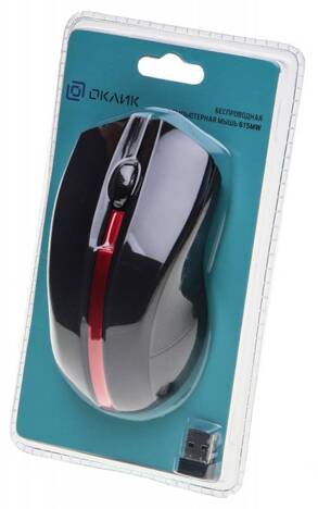 Мышь Oklick Мышь 615MW 412861, цвет черный
