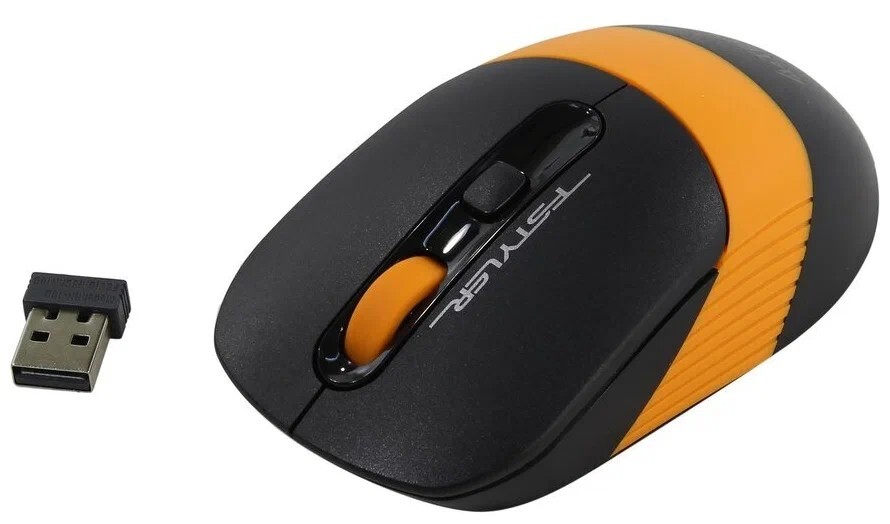 Мышь A4tech Fstyler FG10 ORANGE, цвет черный