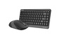 Клавиатура+мышь A4tech Клавиатура + мышь Fstyler FG1110 FG1110 GREY, цвет черный