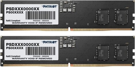 Оперативная память Patriot Desktop DDR5 4800МГц 2x8GB, PSD516G4800K