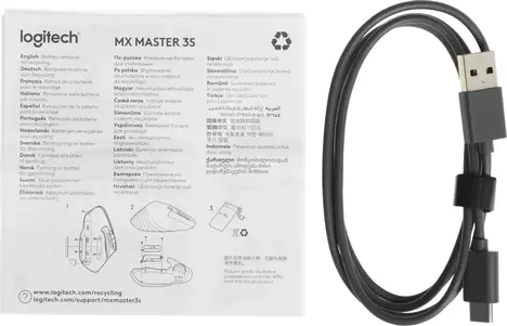 Мышь Logitech MX Master 3S 910-006565, цвет черный