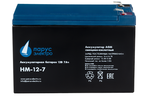 Сменная батарея для ИБП Парус электро HM-12-7