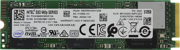 

Внутренний SSD Intel 512GB