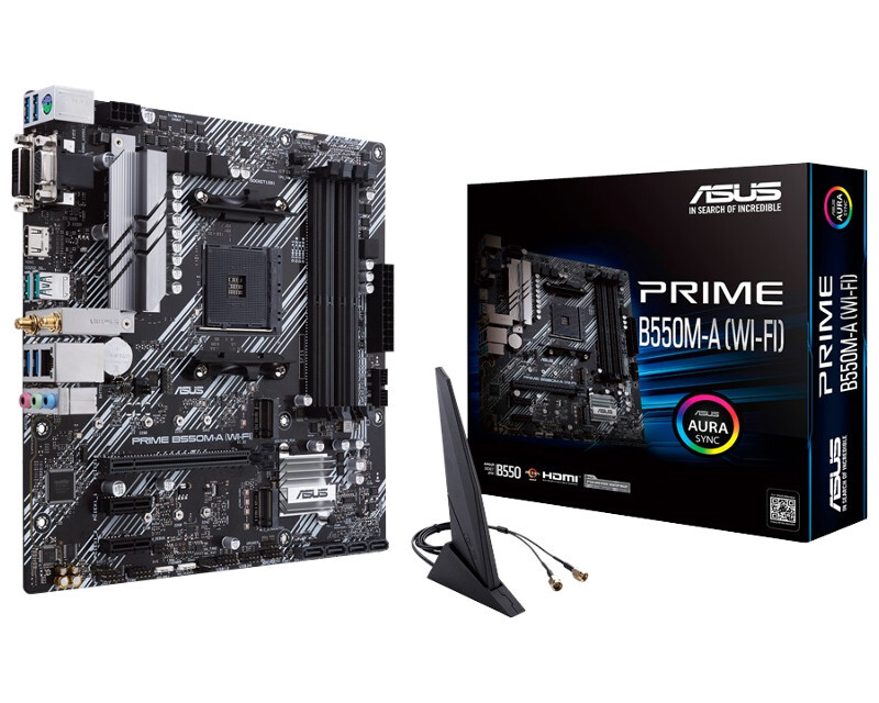 Материнская плата ASUS AMD B550 PRIME B550M-A (WI-FI)