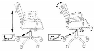 Кресло руководителя Бюрократ  CH-993-LOW
