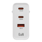 Зарядное устройство GoPower 1USB+2Type-C 65W QC3.0 GaN