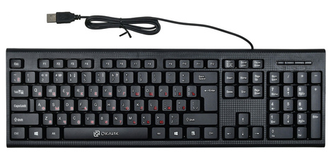 Клавиатура Oklick KeyBoard 120M 1083044, цвет черный