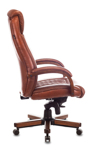 Кресло руководителя Бюрократ  T-9924WALNUT