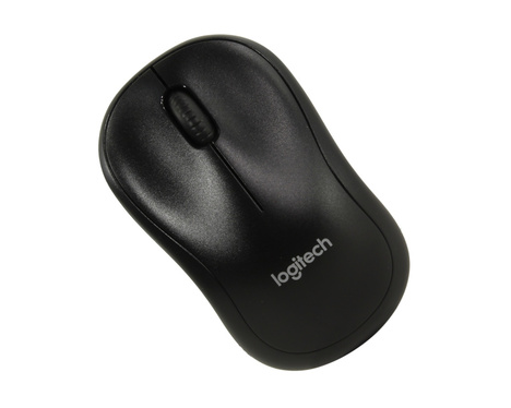 Мышь беспроводная Logitech B220 Silent Black черная, оптическая, 1000dpi, 2.4GHz, USB-ресивер, бесшумная, под любую руку, RTL