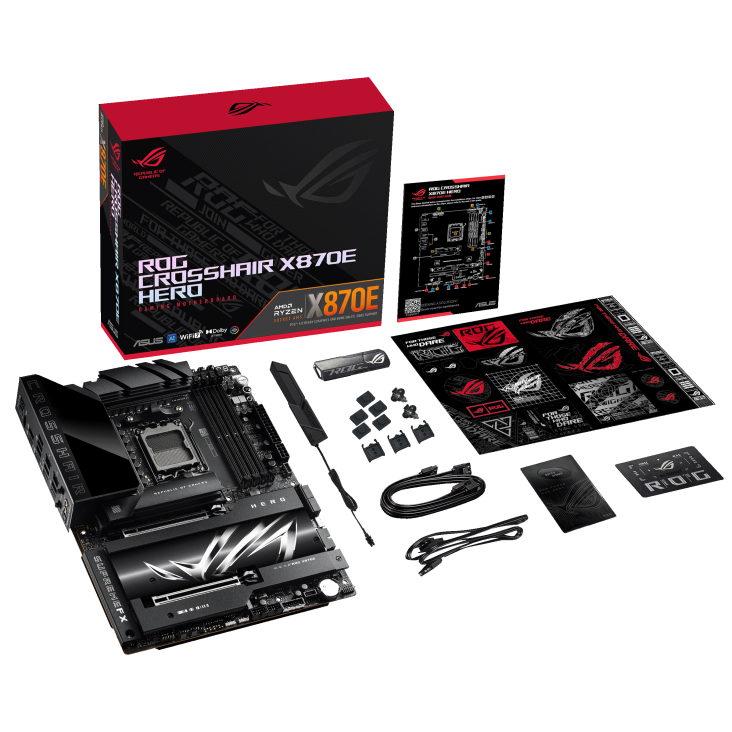 Материнская плата ASUS AMD X870E ROG CROSSHAIR X870E HERO