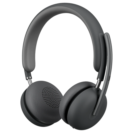 Bluetooth-гарнитура Logitech Zone Wireless 2 UC Graphite (with receiver), цвет черный