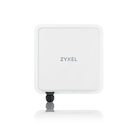 Уличный 5G маршрутизатор Zyxel NR7101 (вставляется 2 сим-карты), IP68, поддержка 4G/LTE Сat.20, 6 антенн с коэф. усиления до 10 dBi, 1xLAN GE, PoE onl