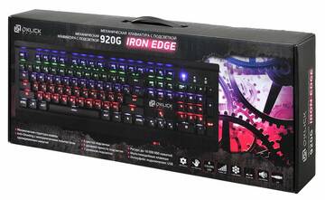 Клавиатура Oklick KeyBoard 920G IRON EDGE 337182, цвет черный