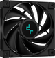 Вентилятор Deepcool AK400 ZERO DARK (Height 155mm, 6mm x 4pcs, Fan 120mm, 500;1850RPM ±10%, < 29 dB(A), 4-pin PWM, TDP 220W, Al+Cu, Screw, Socket AMD AM5/AM4, Intel LGA1700/1200/115x) (727804)