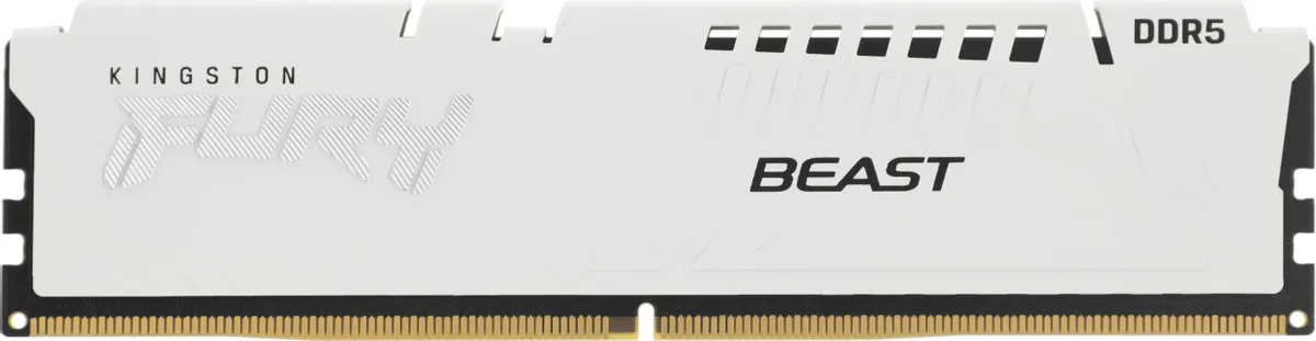 Оперативная память Kingston FURY Beast White XMP 16GB 5600MT/s DDR5 CL40, KF556C40BW-16, RTL