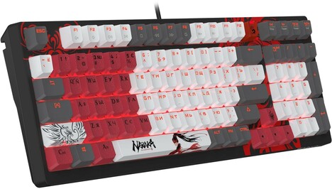 Клавиатура A4tech Bloody S98 NARAKA BLMS RED PLUS, цвет черный