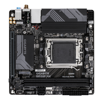 Материнская плата Gigabyte AM5 AMD B650 B650I AX