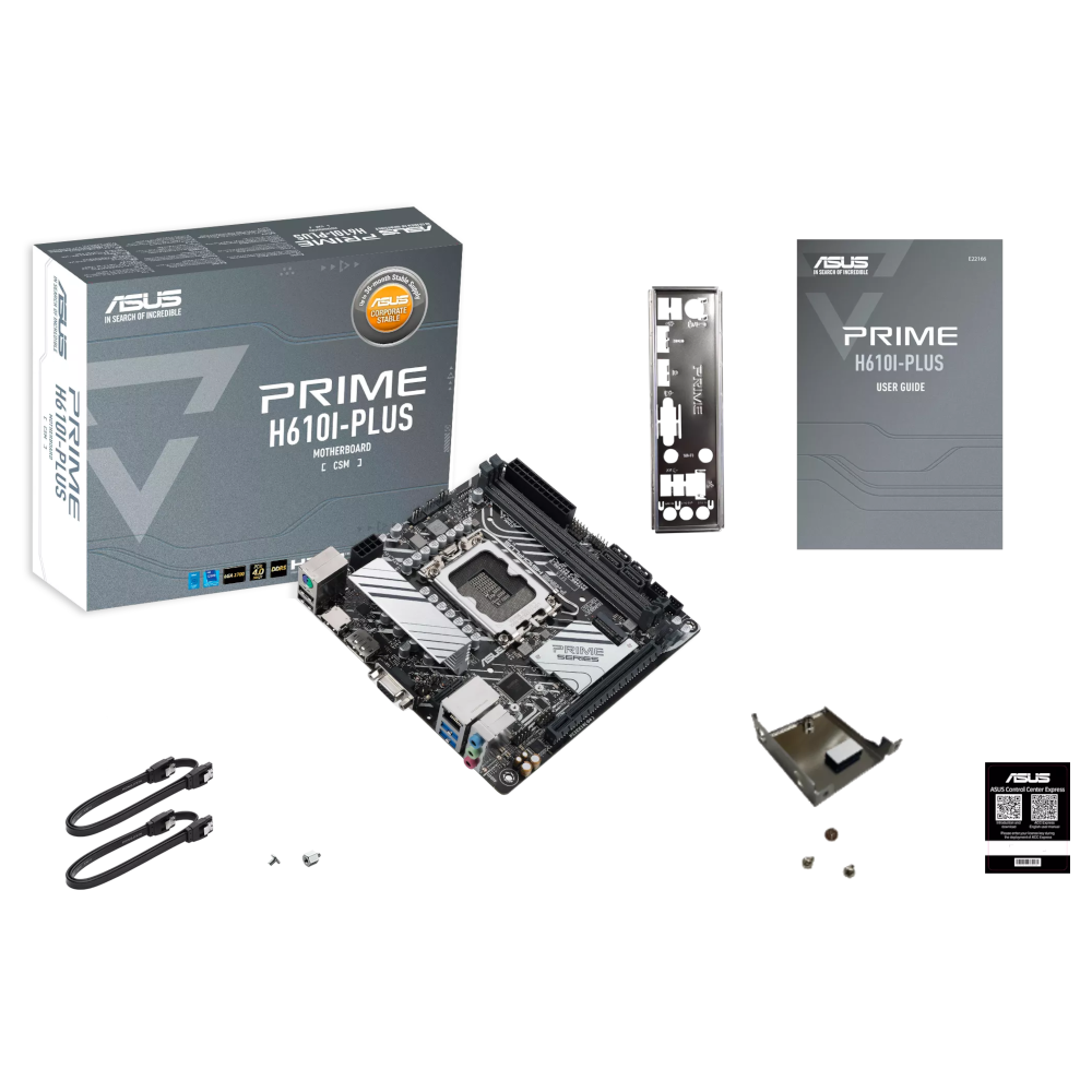 Материнская плата ASUS Intel H610 PRIME H610I-PLUS-CSM