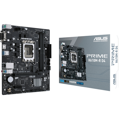 Материнская плата ASUS Intel H610 PRIME H610M-R D4-SI