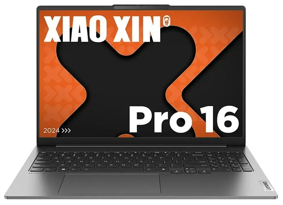Ноутбук 16" OLED 2.8K LENOVO XiaoXin Pro16 AHP9 grey (AMD Ryzen 7 8745H/24Gb/1Tb SSD/VGA int/W11) ((6942292160724))