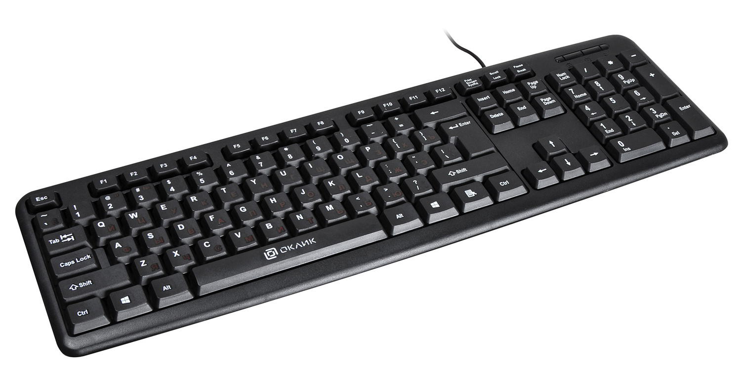 Клавиатура Oklick KeyBoard 90M 402127, цвет черный
