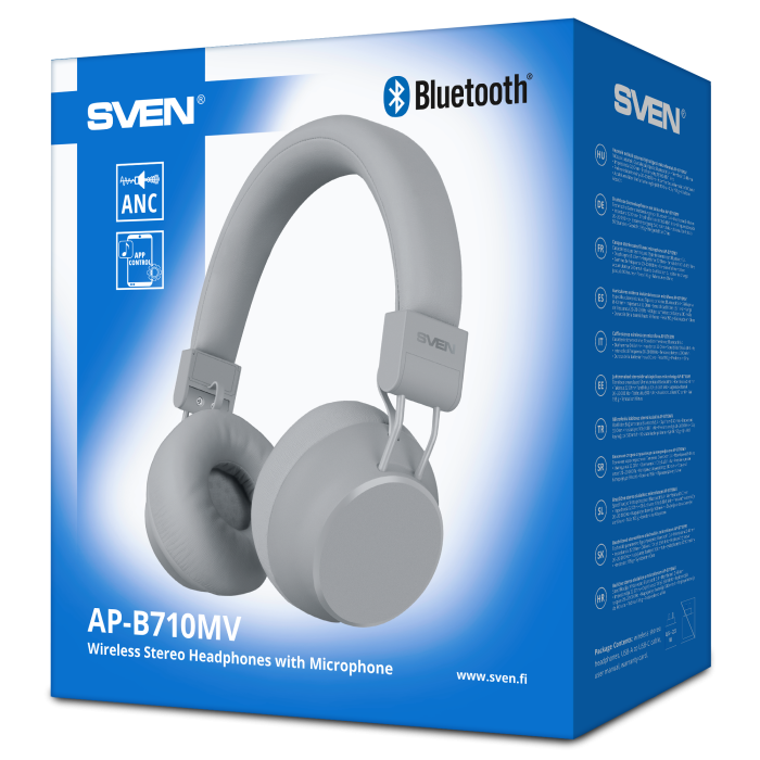 Bluetooth-гарнитура SVEN AP-B710MV, цвет серый