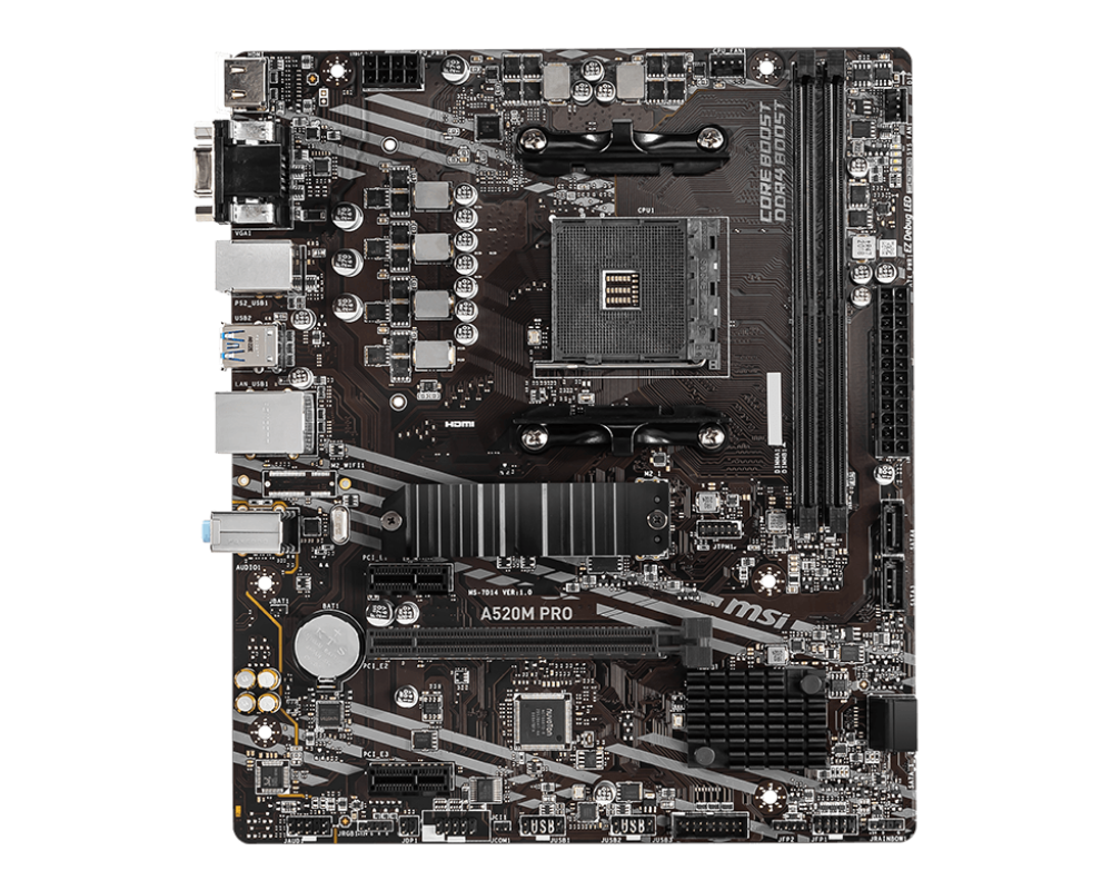 Материнская плата MSI AMD A520 A520M PRO