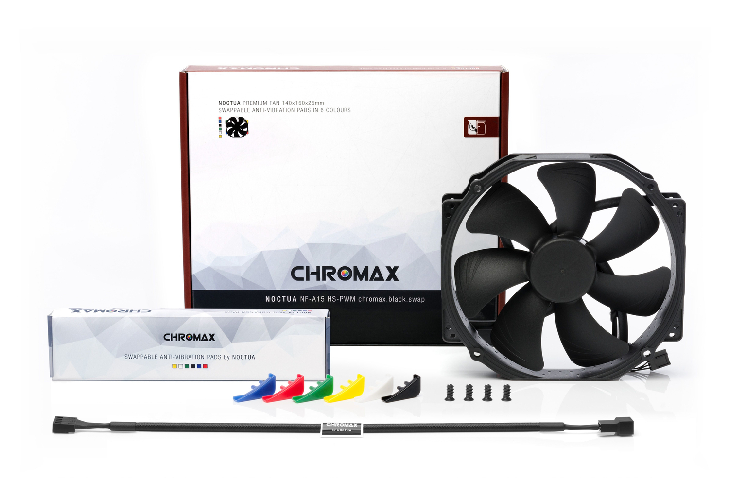 Вентилятор Noctua для корпуса NF-A15 HS-PWM chromax.black.swap