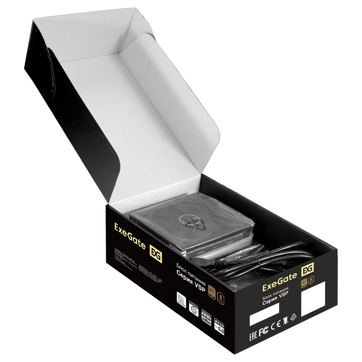 Блок питания Exegate ATX 80PLUS GOLD 750VSP FC