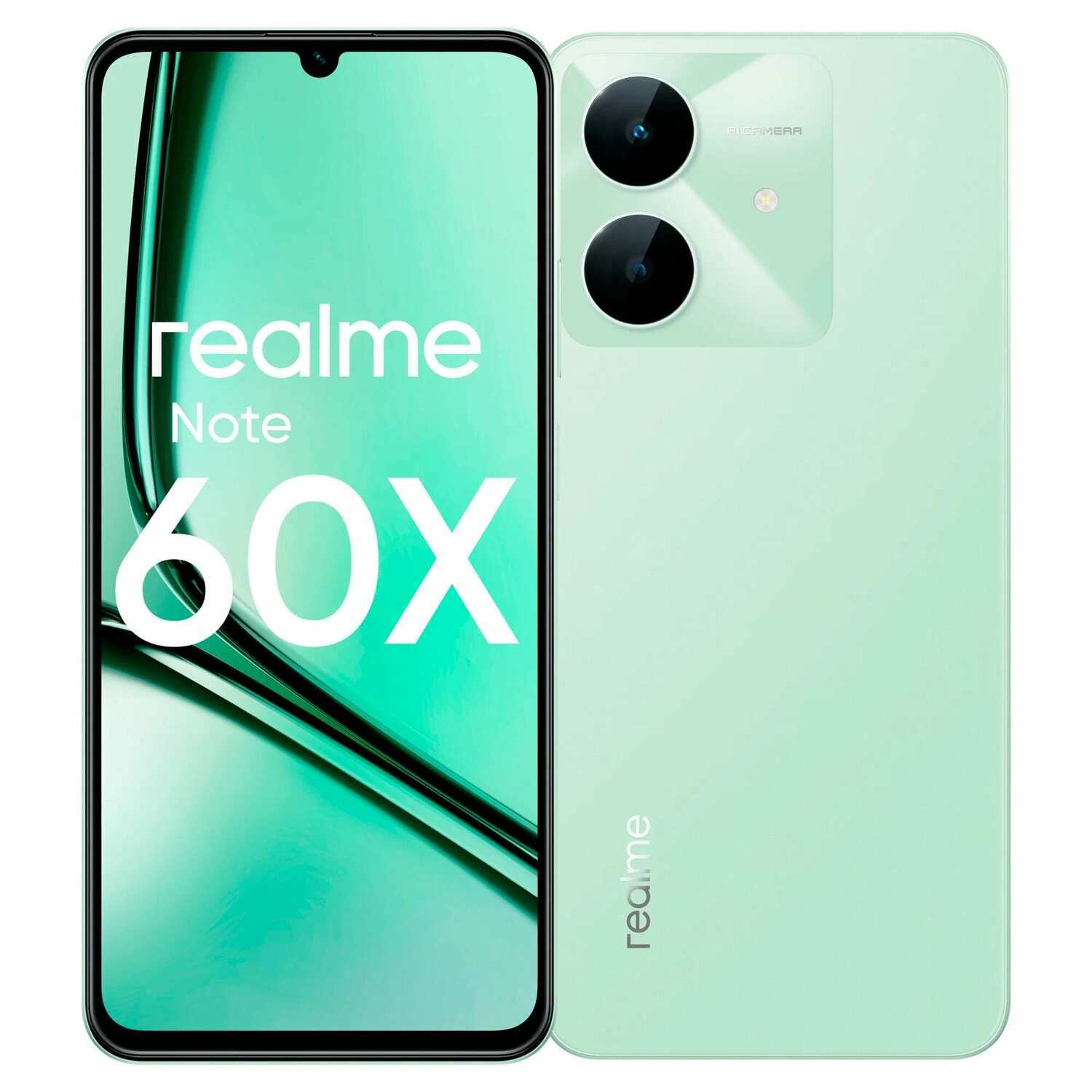 Смартфон realme Note 60х 64 ГБ зеленый