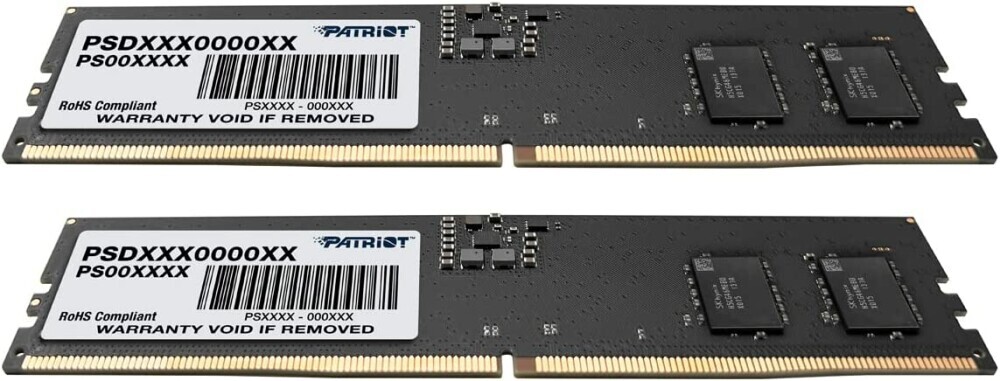 Оперативная память Patriot Desktop DDR5 4800МГц 2x16GB, PSD532G4800K