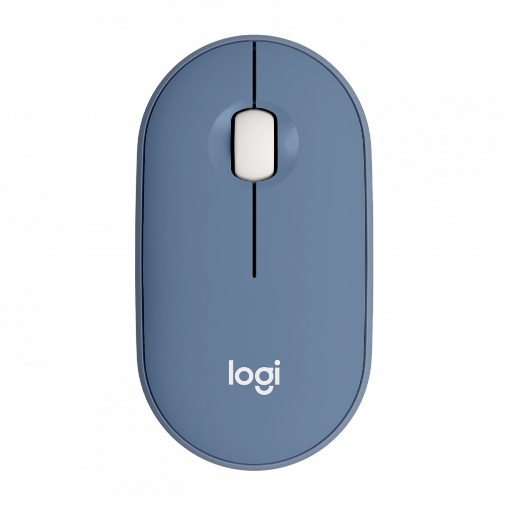 Мышь Logitech Pebble M350 910-006655, цвет голубой