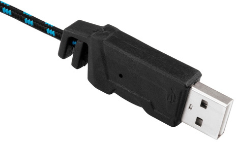 Наушники Oklick HS-L400G ZEUS, цвет голубой/черный