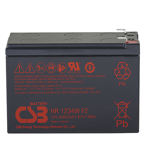 Сменная батарея для ИБП CSB HR 1234W F2