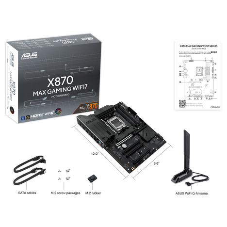 Материнская плата ASUS AMD X870 X870 MAX GAMING WIFI7