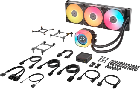 Кулер Процессорный Corsair Water Cooling System iCUE LINK TITAN 360 RX LCD