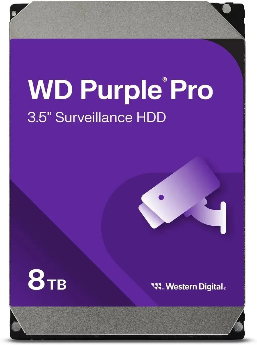 Жесткий диск  Western Digital Surveillance Purple 3.5  8TB 7.2K SATA3