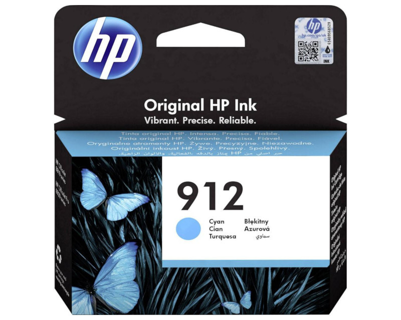 Картридж голубой HP Inc. 912, 3YL77AE