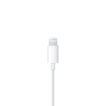 Гарнитура Apple EarPods с разъёмом Lightning [A1748, MWTY3], цвет белый