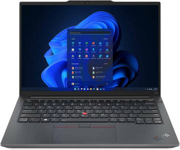 Ноутбук/ Lenovo ThinkPad E14 G5 14&quot; (1920x1200) IPS, Ryzen 5 7430U, 16GB DDR4,512GB SSD, AMD Radeon, FHD+IR Cam, WiFi 6 802.11ax 2x2+BT5.1,FPR,57Whr, BKLT KB ENG, No OS, 1Y ( EN_kbd , 3pin cable)